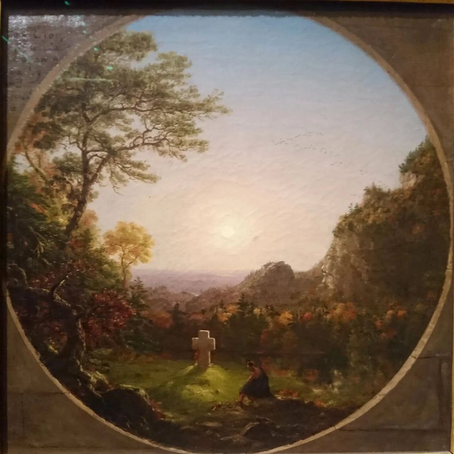 Krzyż w samotności - Thomas Cole