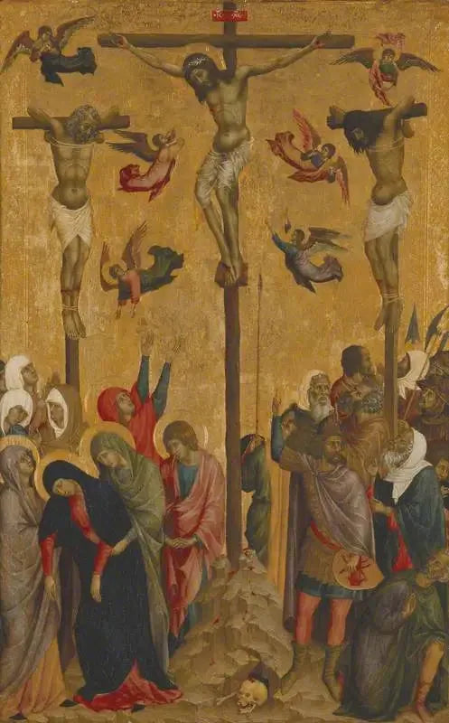 Ukrzyżowanie - Duccio di Buoninsegna