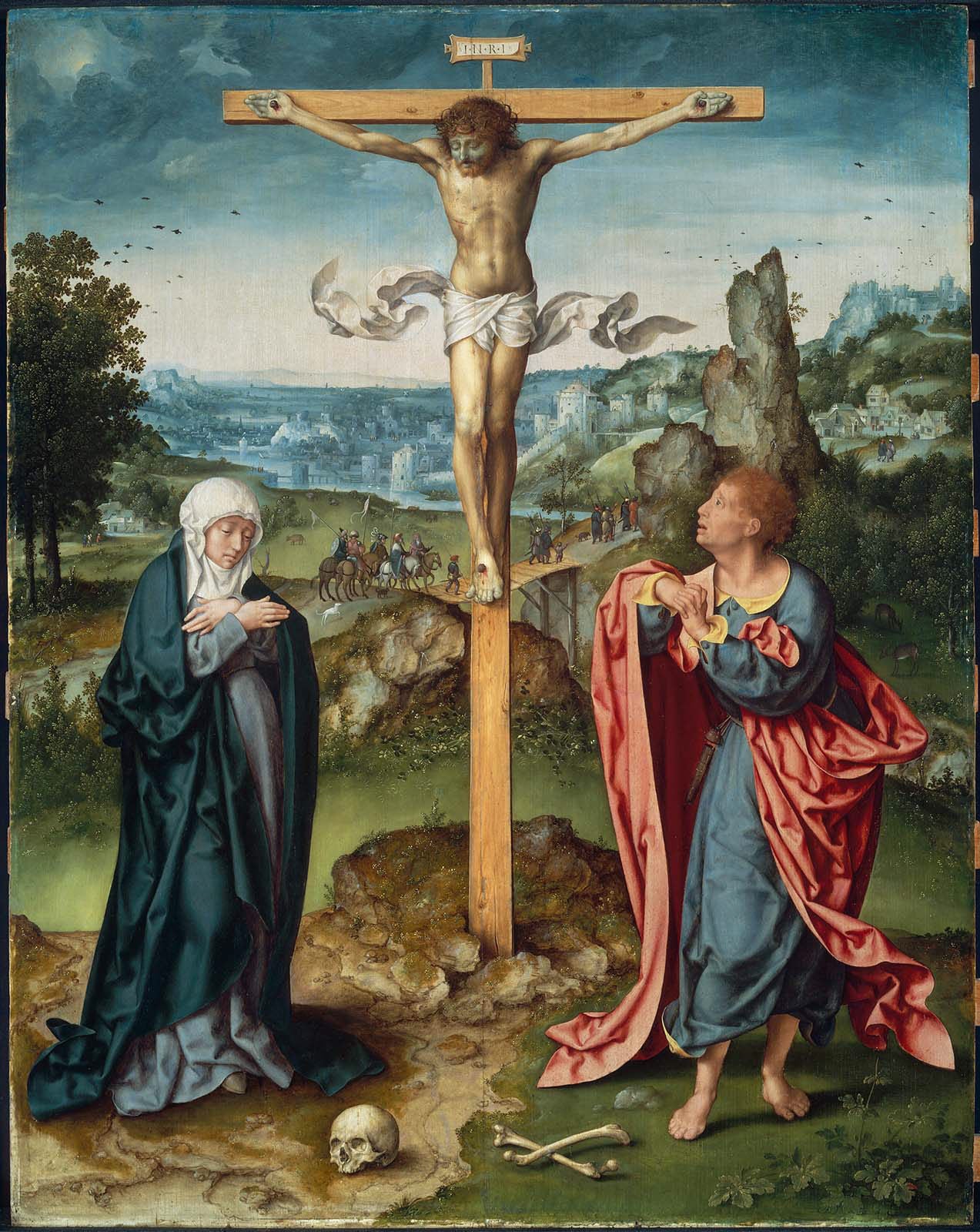 La Crucifixion - Joos van Cleve - Alpha Reproduction