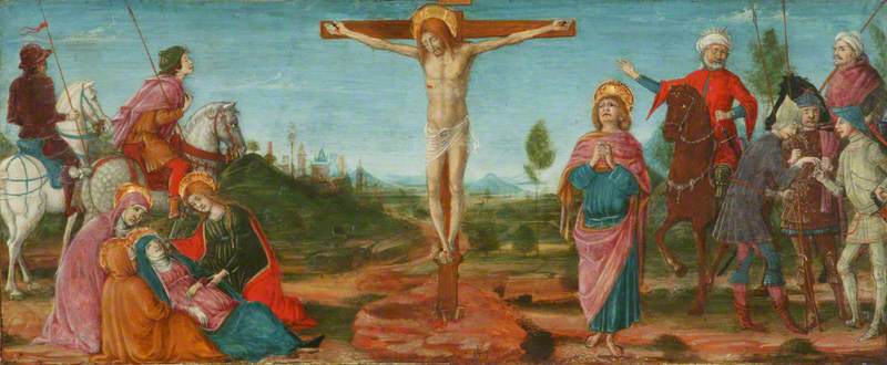 Ukrzyżowanie - Matteo di Giovanni