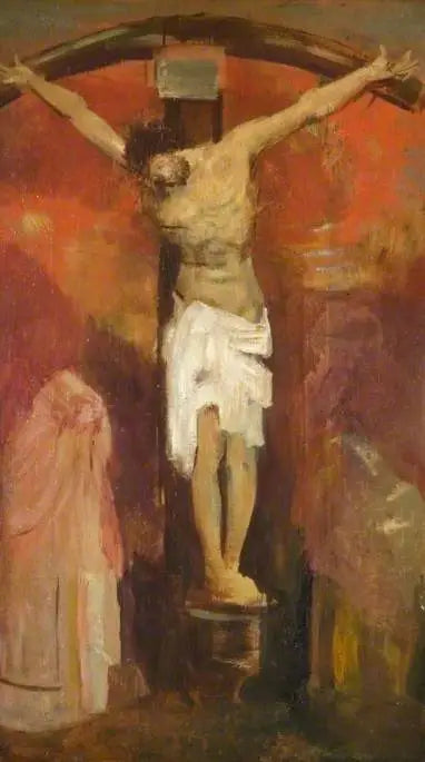 Ukrzyżowanie - Odilon Redon