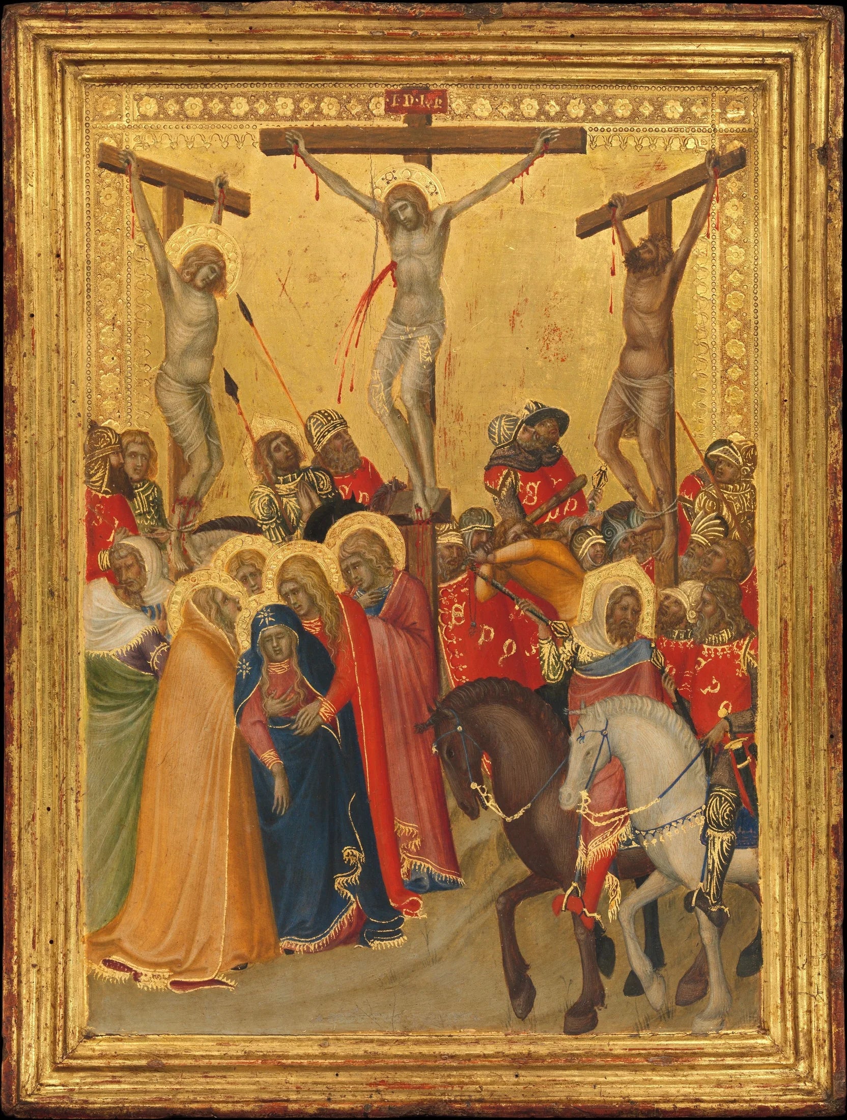 La Crucifixion - Pietro Lorenzetti image 1 tableau peint à l’huile sur toile
