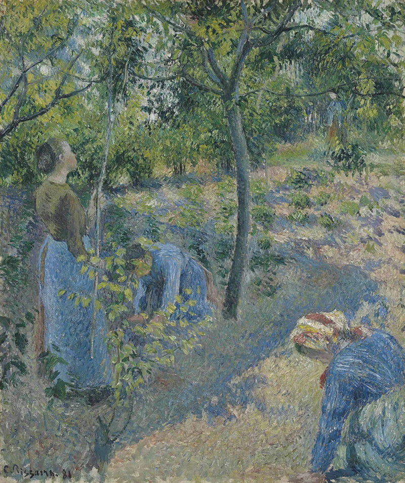 Zbieranie jabłek - Camille Pissarro