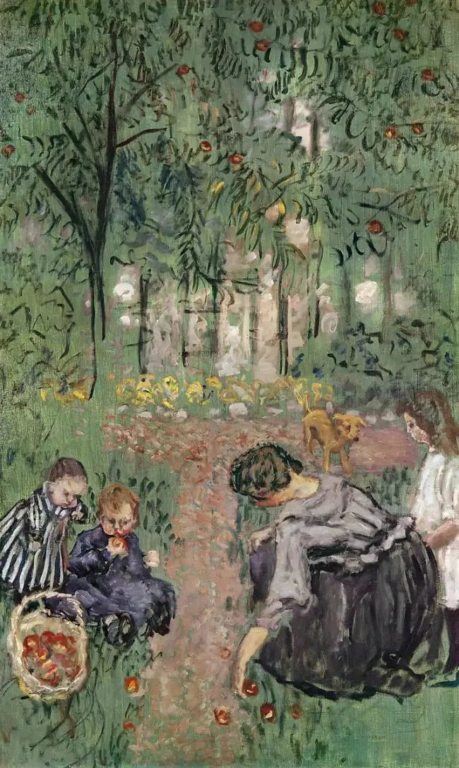 Zbieranie jabłek - Pierre Bonnard