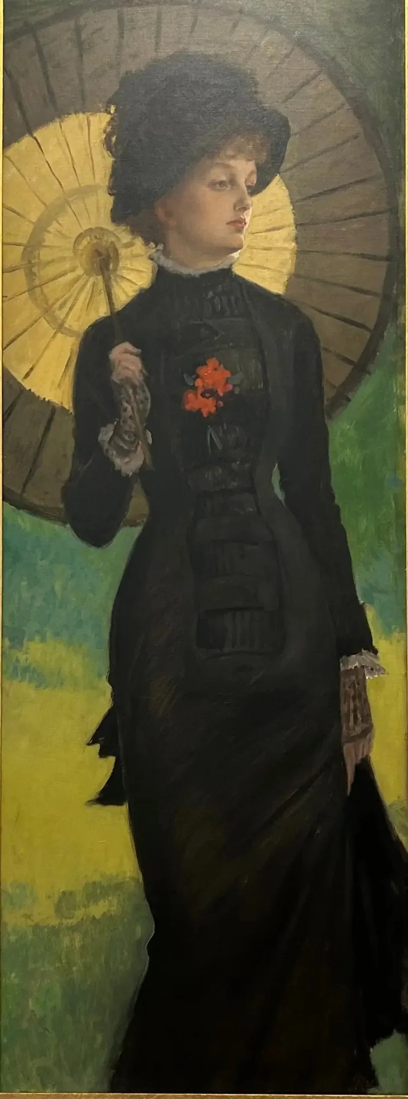 Dama z parasolką - James Tissot