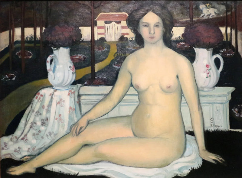 Dama w ogrodzie zamkniętym - Maurice Denis
