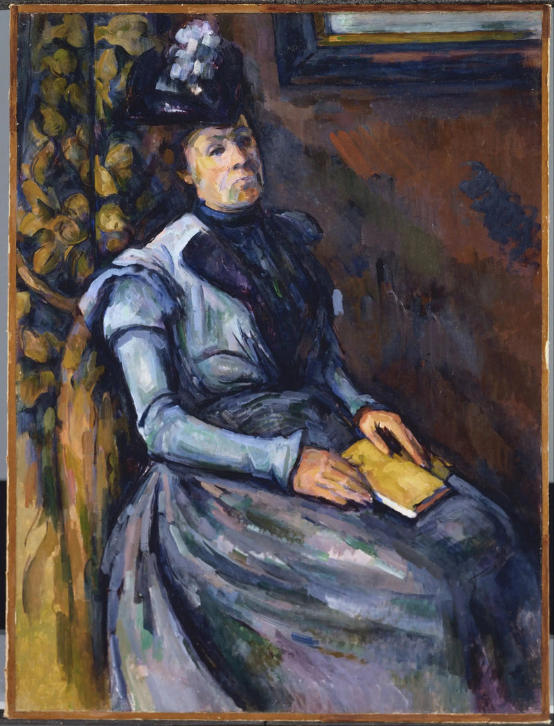 Dama z książką - Paul Cézanne