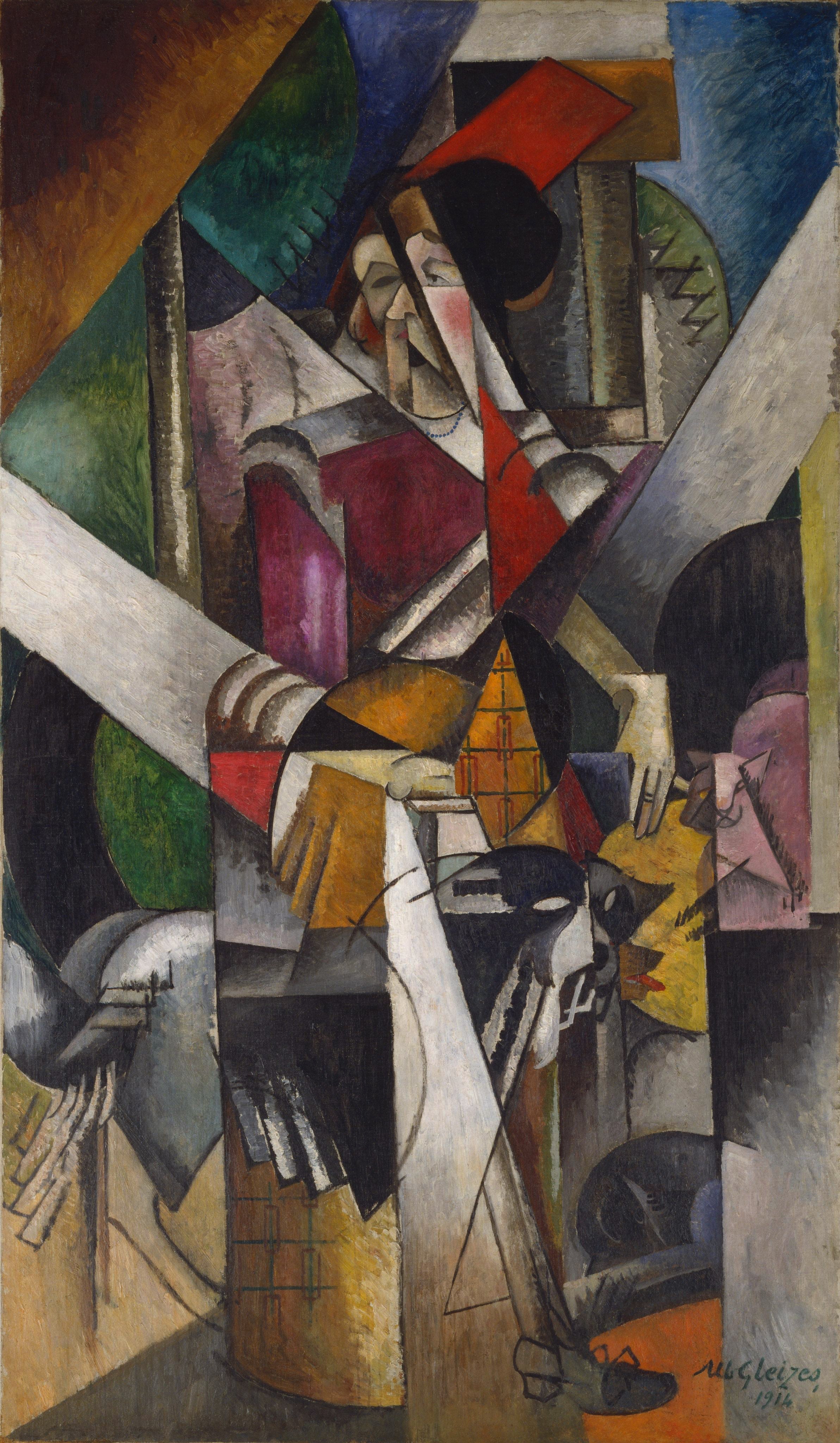 Dama ze zwierzętami - Albert Gleizes