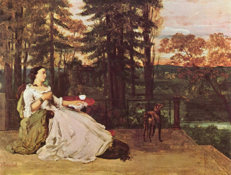 Dama z Frankfurtu - Gustave Courbet