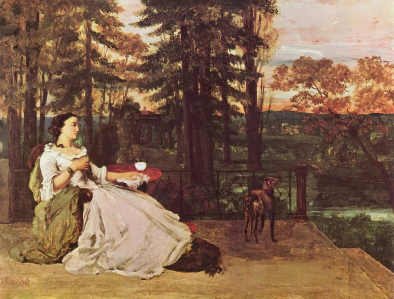 Dama z Frankfurtu - Gustave Courbet