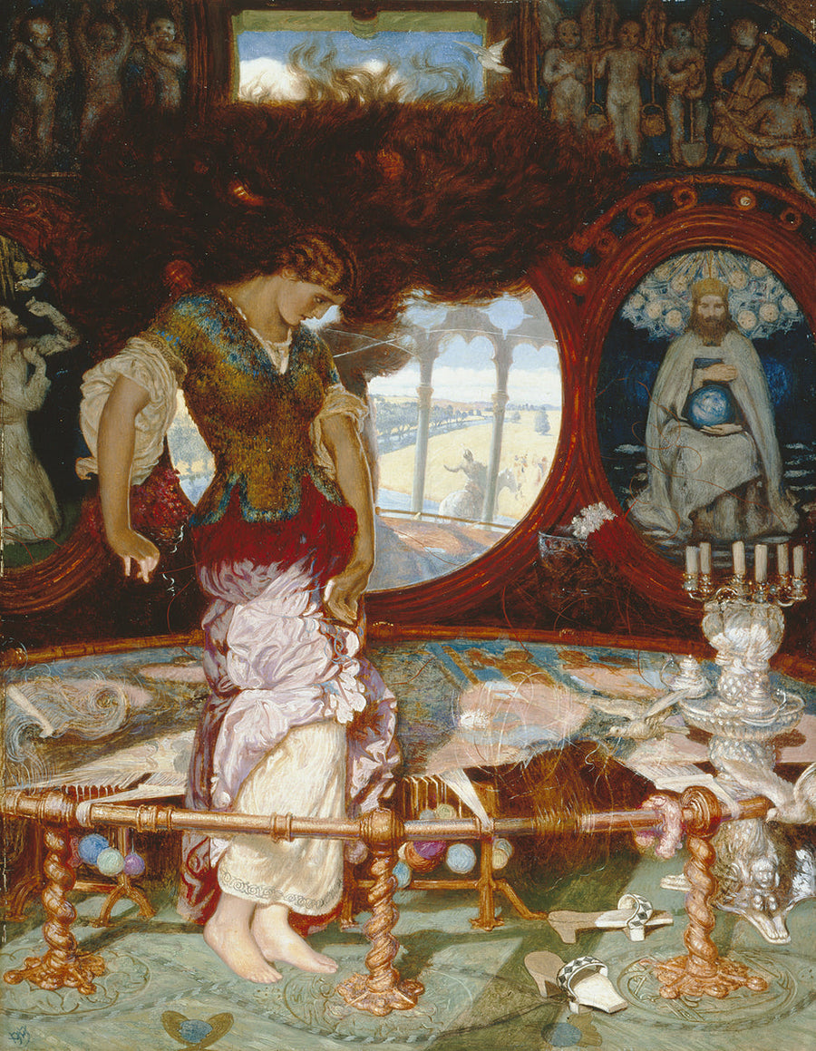 La Dame de Shalott - William Holman Hunt image 1 reproduction réalisée par Alpha Reproduction