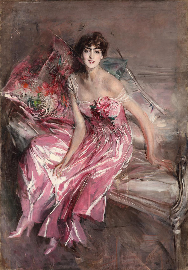 Dama w różu - Giovanni Boldini