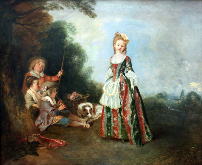 Taniec - Antoine Watteau