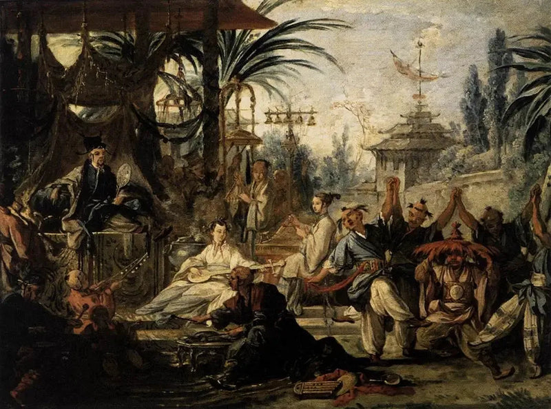 Chiński taniec - François Boucher