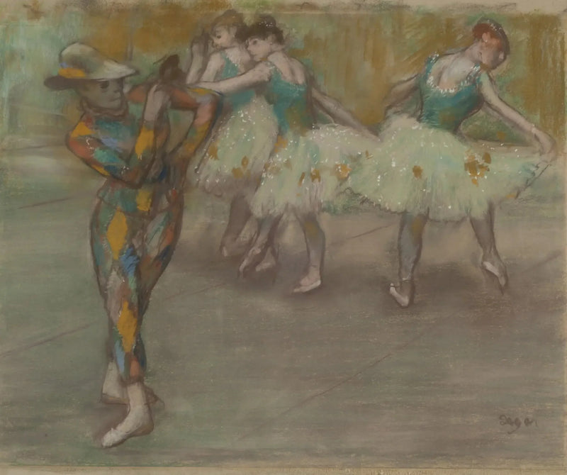 Taniec Arlekina - Edgar Degas