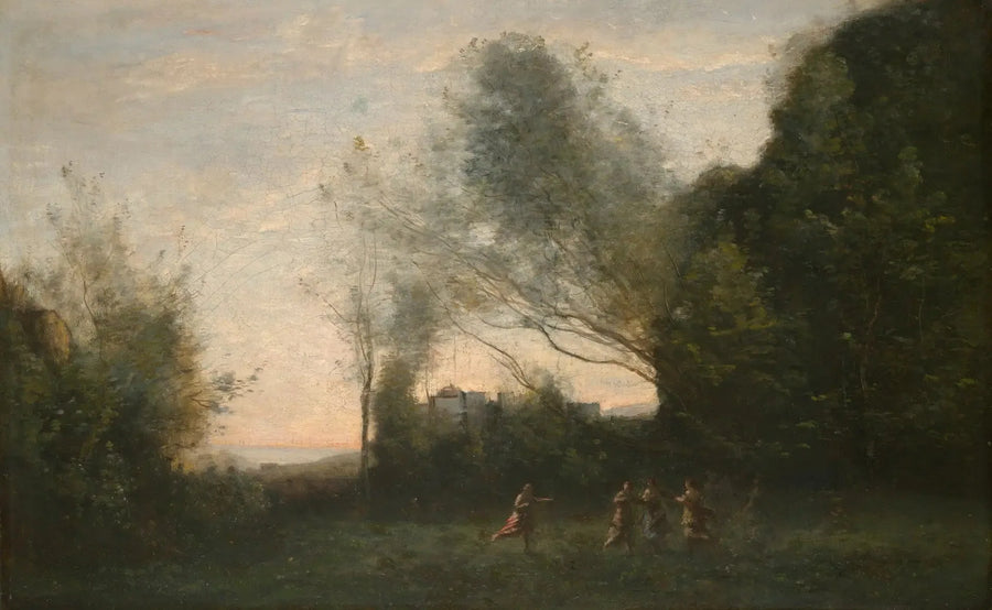 Taniec nimfy - Jean-Baptiste Camille Corot