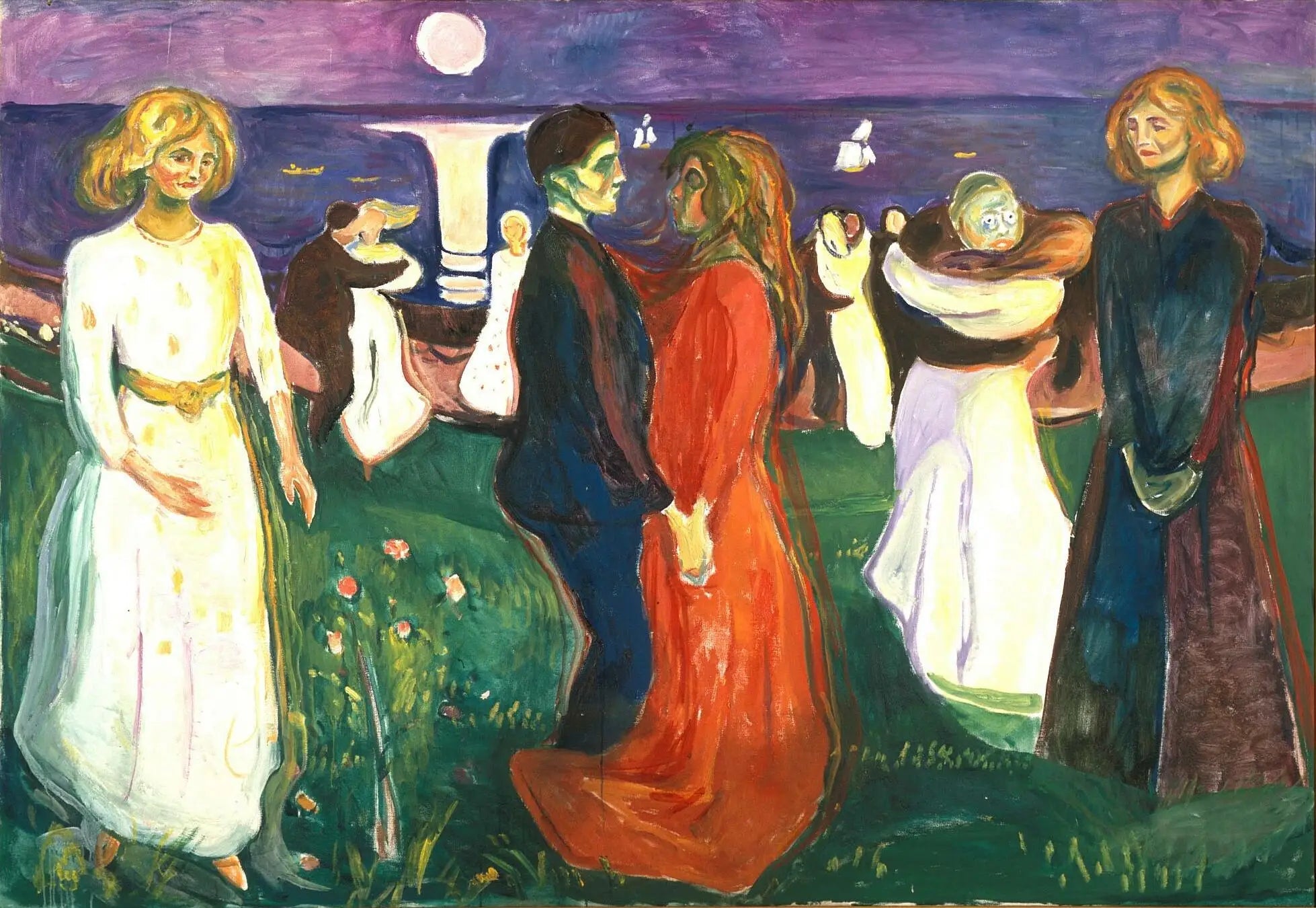 La Danse de la vie - Edvard Munch image 1 copie de tableau peinte à la main