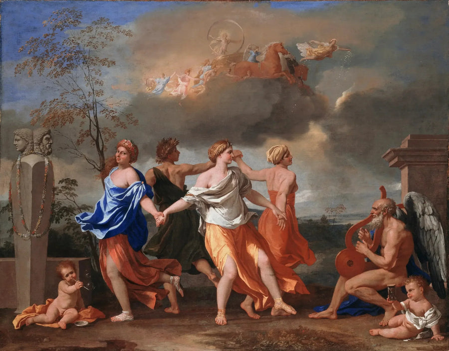 Taniec ludzkiego życia - Nicolas Poussin