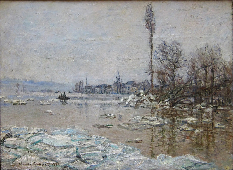 Katastrofa w Vétheuil, z widokiem na Lavacourt - Claude Monet