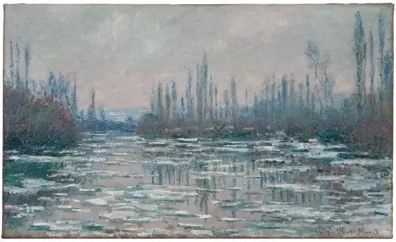 La débâcle - Claude Monet image 1 reproduction de peinture à l’huile