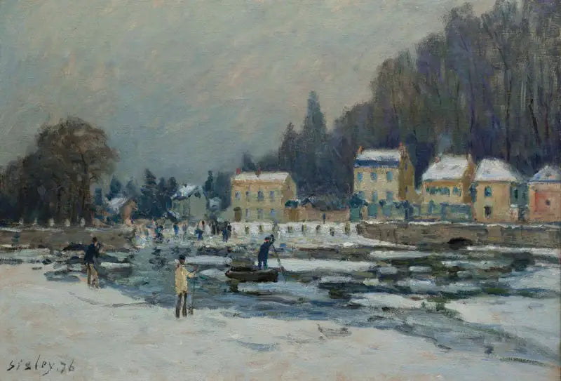 Zatopienie Sekwany w Port-Marly - Alfred Sisley