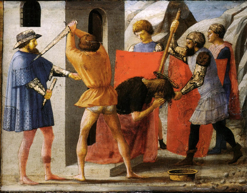 Decapitation of Saint John the Baptist - Masaccio