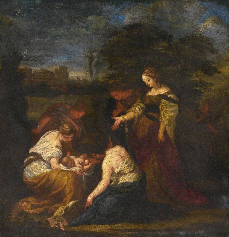 Odkrycie Mojżesza w trzcinach - Pietro da Cortona
