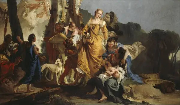 Odkrycie Mojżesza - Giovanni Battista Tiepolo