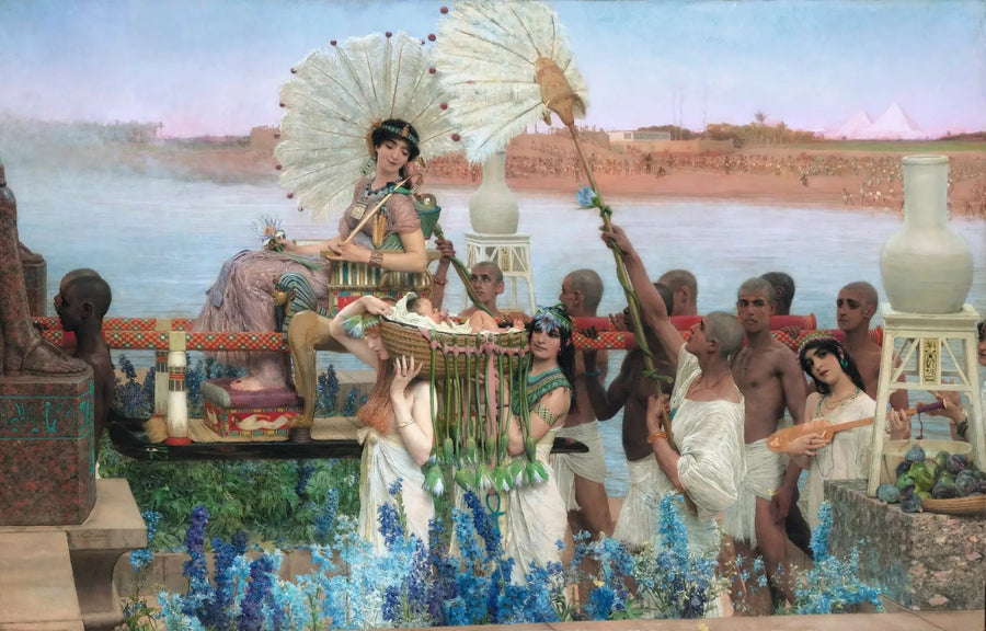 Odkrycie Mojżesza - Lawrence Alma-Tadema