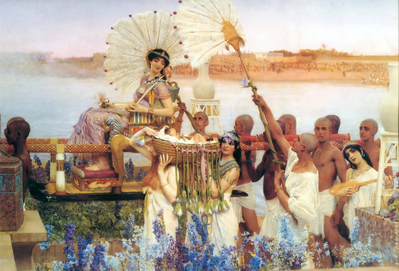 Odkrycie Mojżesza - Lawrence Alma-Tadema