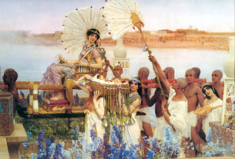 Odkrycie Mojżesza - Lawrence Alma-Tadema