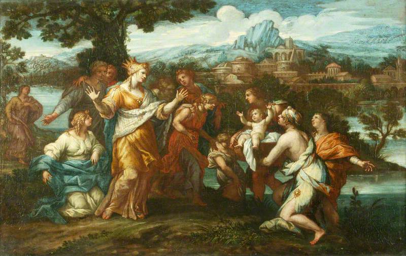 La découverte de Moïse - Pietro da Cortona - Alpha Reproduction