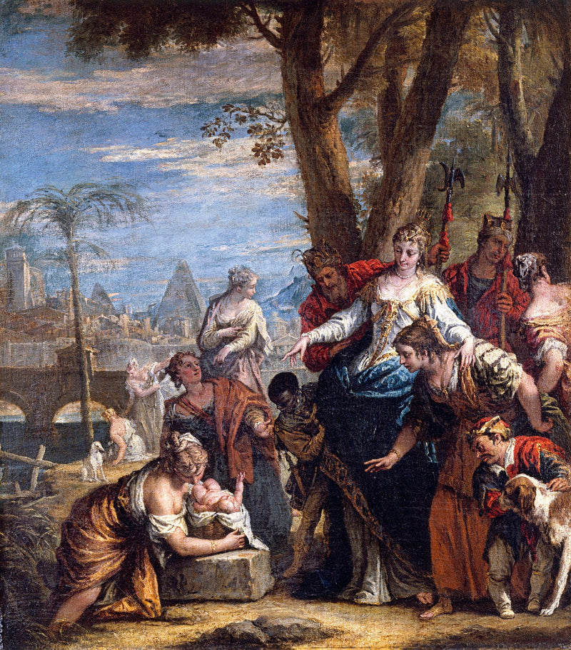 Odkrycie Mojżesza - Sebastiano Ricci