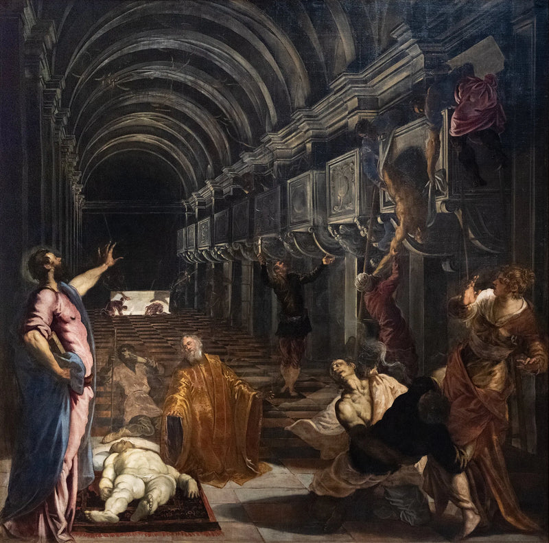 Odkrycie ciała św. Marka - Jacopo Tintoretto
