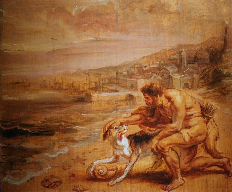 Odkrycie purpury - Peter Paul Rubens
