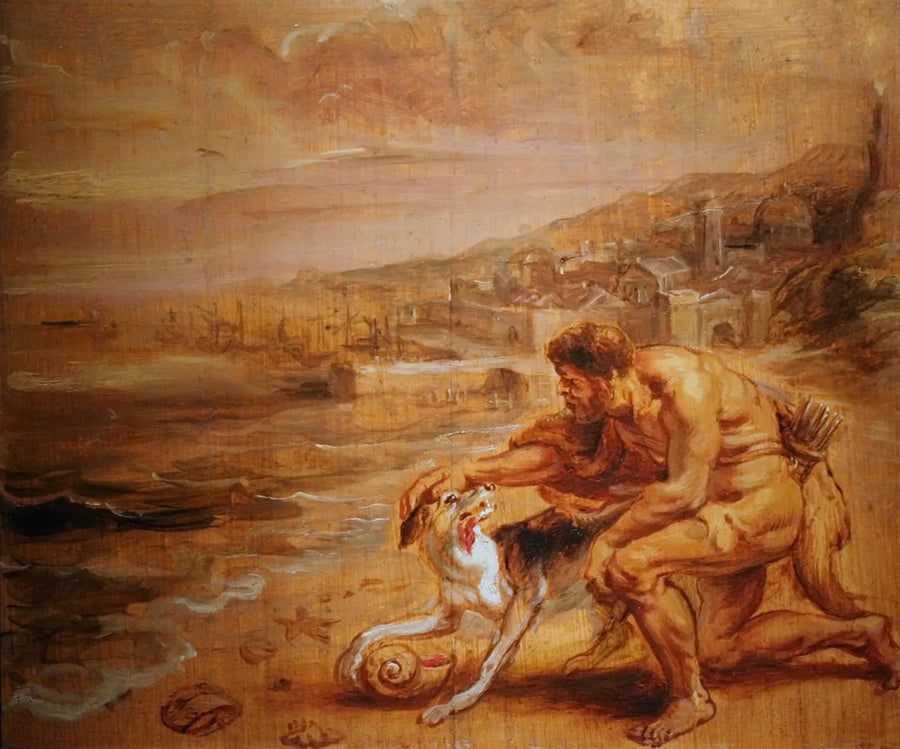 Odkrycie purpury - Peter Paul Rubens