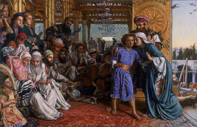 La Découverte du Sauveur dans le Temple - William Holman Hunt - Alpha Reproduction