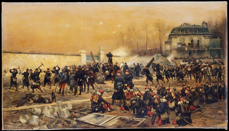 Obrona Champigny - Édouard Detaille