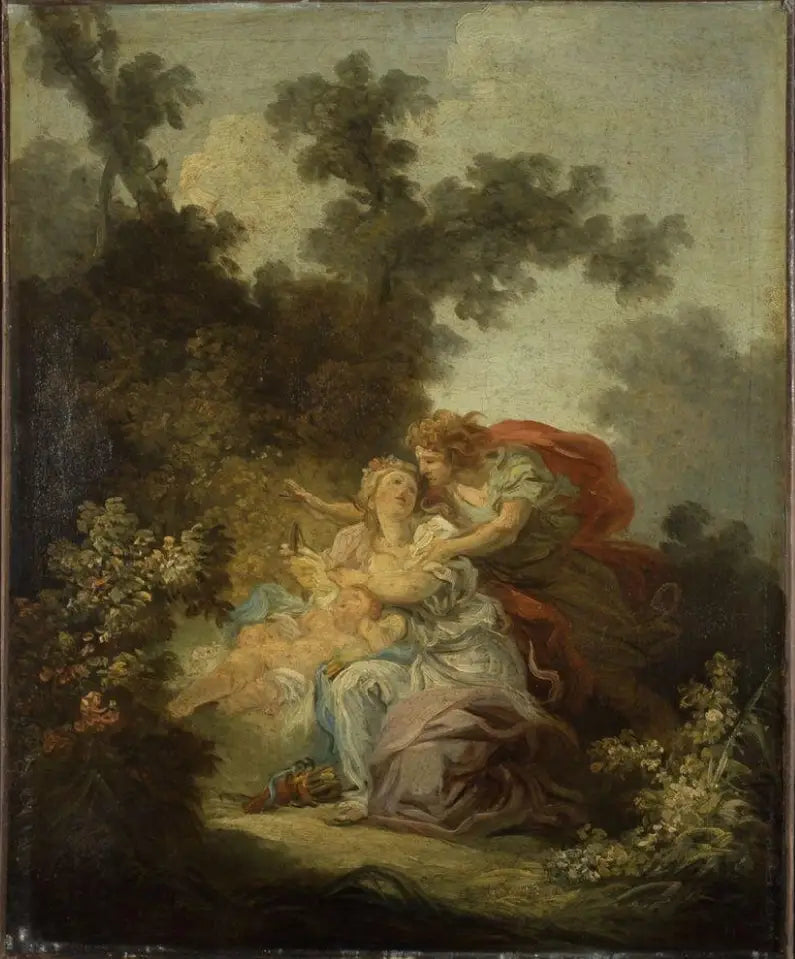 Obrona Miłości - Jean-Honoré Fragonard