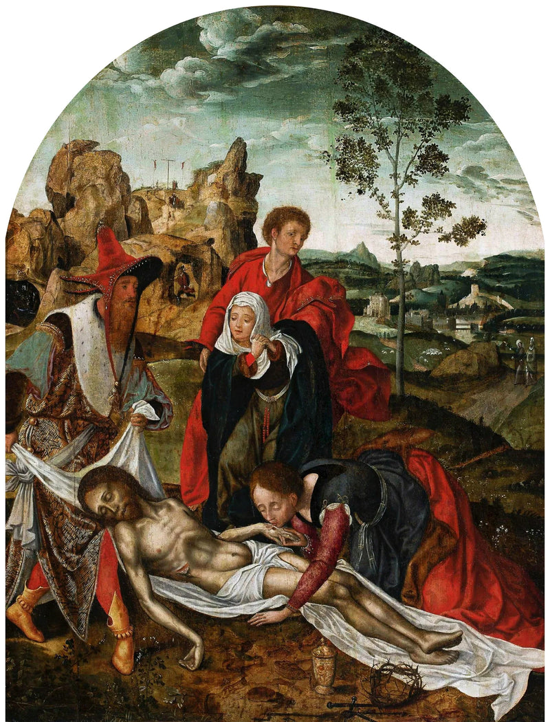 Żałoba nad Chrystusem - Joos van Cleve