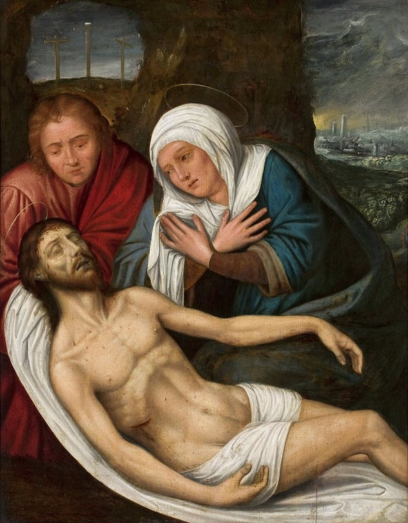 Żałoba Chrystusa - Quentin Metsys