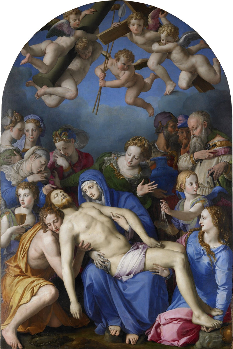 Żałoba nad martwym Chrystusem - Bronzino