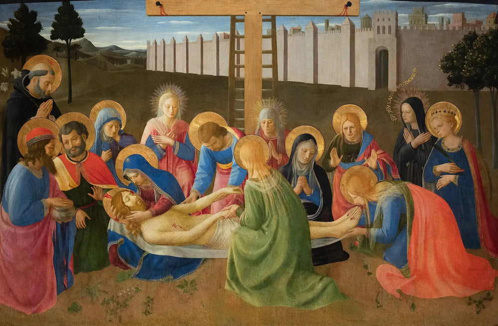 La Déposition de Croix - Fra Angelico image 1 copie de tableau peinte à la main