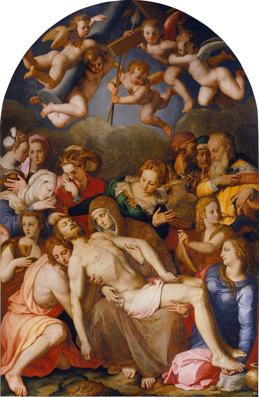 Złożenie do grobu Chrystusa - Bronzino