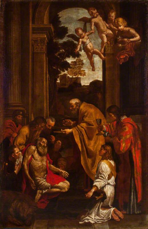 Ostatnia Komunia Świętego Hieronima - Domenichino