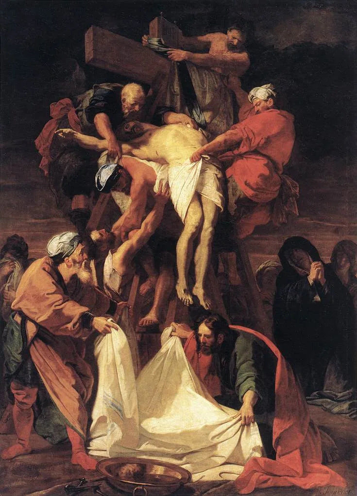 Zstąpienie z krzyża - Jean-Baptiste Jouvenet