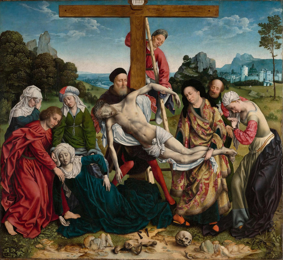 Upadek Krzyża - Joos van Cleve