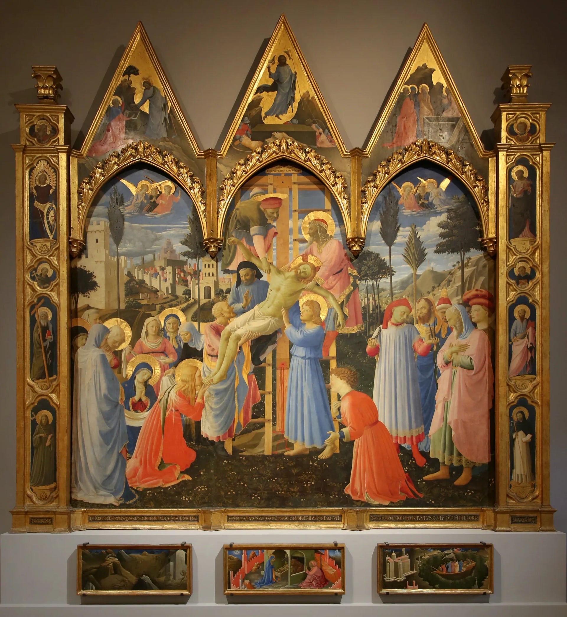 La Descente de Croix - Lorenzo Monaco image 1 copie peinte à la main à l’huile