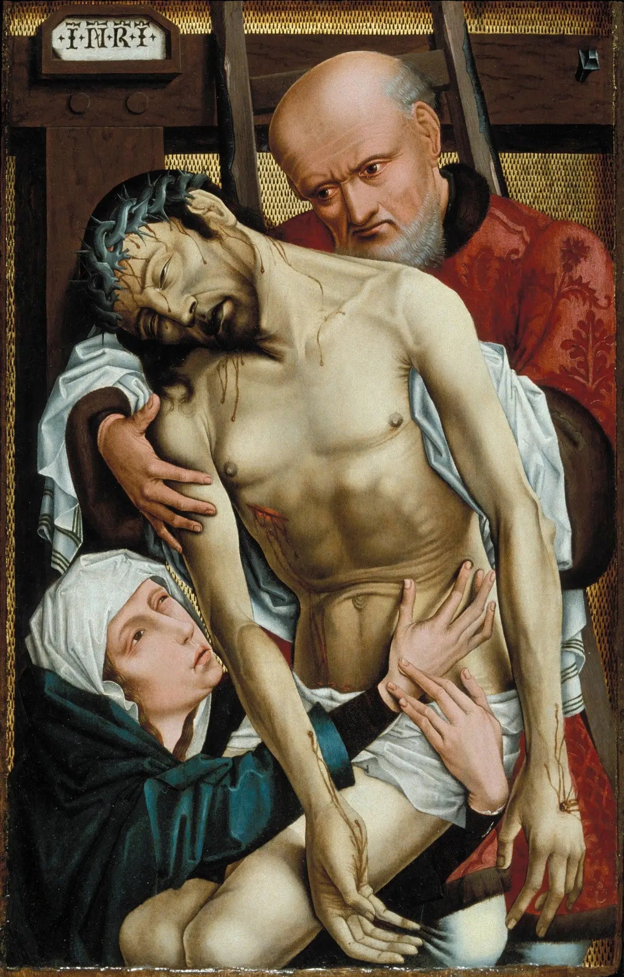 La Descente de Croix - Rogier van der Weyden image 1 reproduction artisanale de tableau