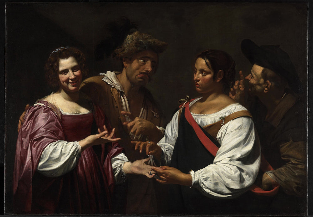 La déseuse de bonne aventure - Simon Vouet - Alpha Reproduction